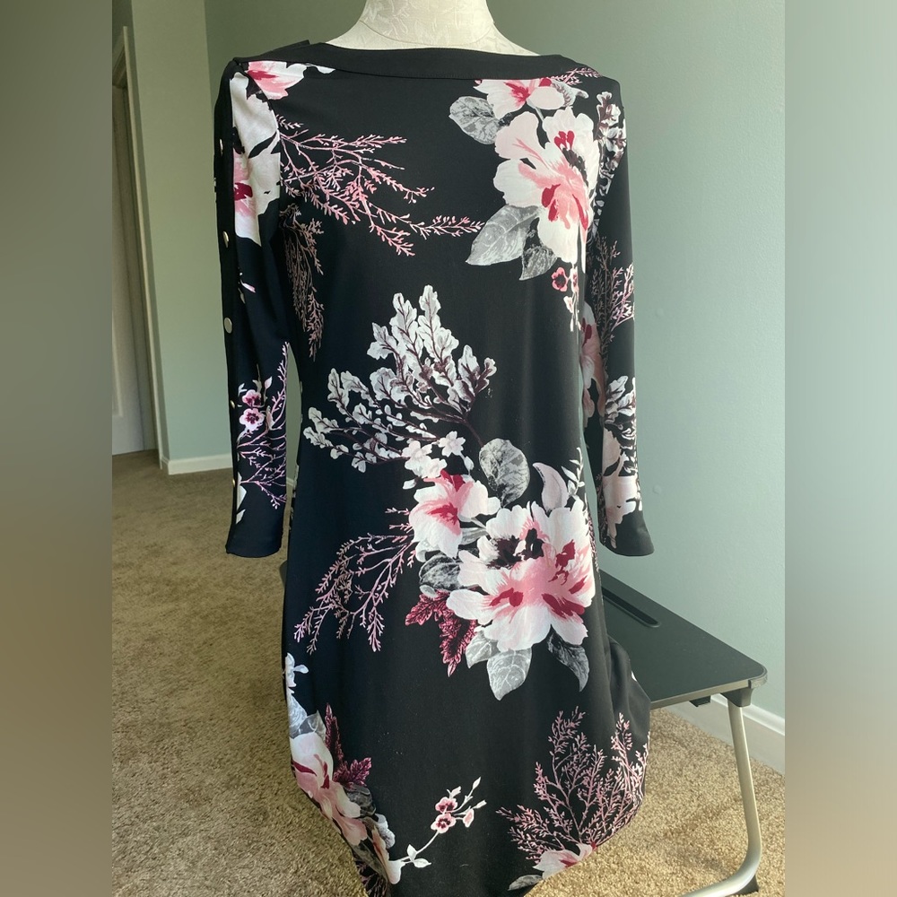 WHBM Floral Print Sheath Dress